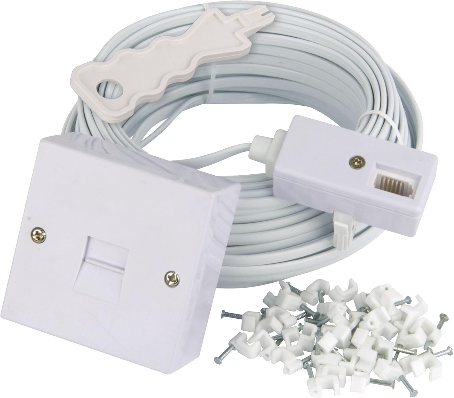 Telephone Extension Kit 20m, TriStar 19867TR 20m Complete Phone Line