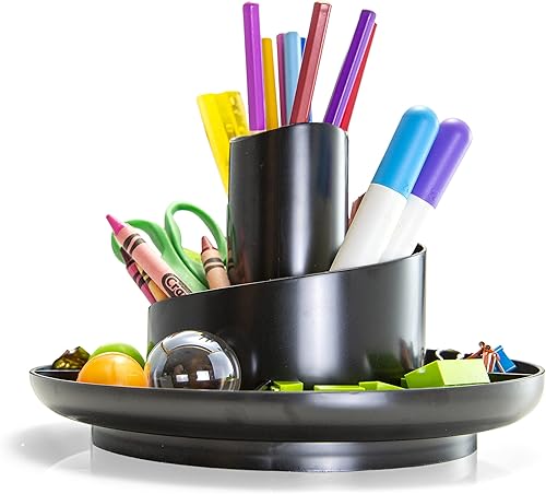 Miniatura 6 de Officemate Organizador rotativo reciclado negro 26250