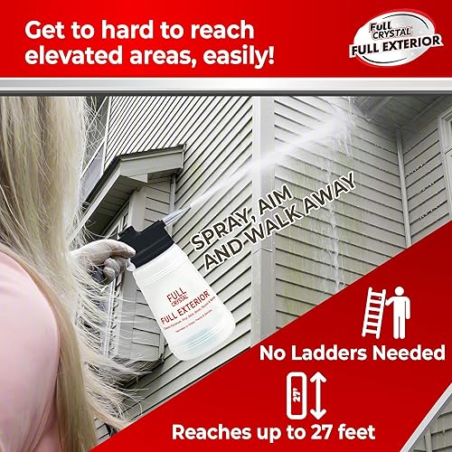 Miniatura 3 de Kit completo para exteriores, botella, tapa con accesorio de manguera y un limpiador de polvo de cristal de 4 onzas. No tóxico, sin frotar, sin