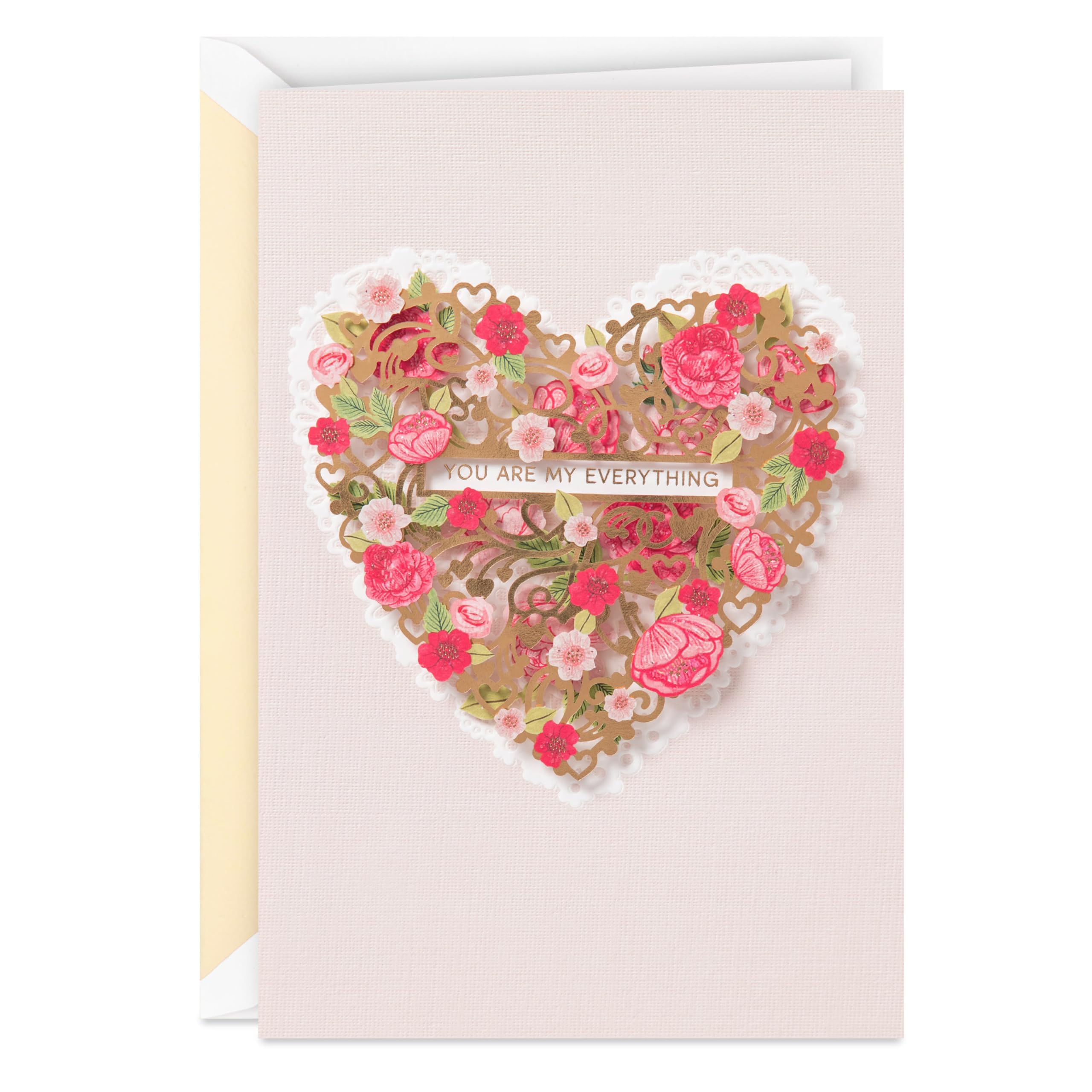 Hallmark Signature Mother's Day Card for Wife, Girlfriend, Partner (My Everything) for Anniversary, Romantic Birthday, Love, Valentine's Day