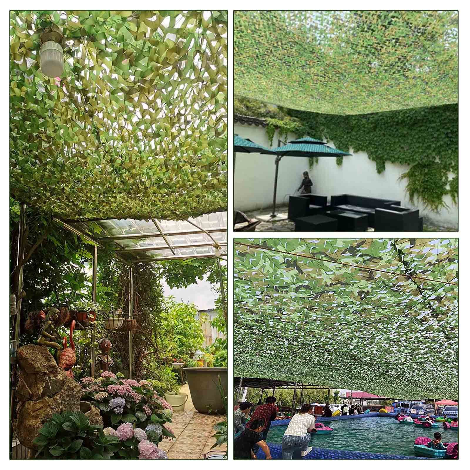Camouflagenetten 2×3m 2×4m 2×8m 3×3m 3×6m 4×6m 5×5m 6×8m Schaduw Net