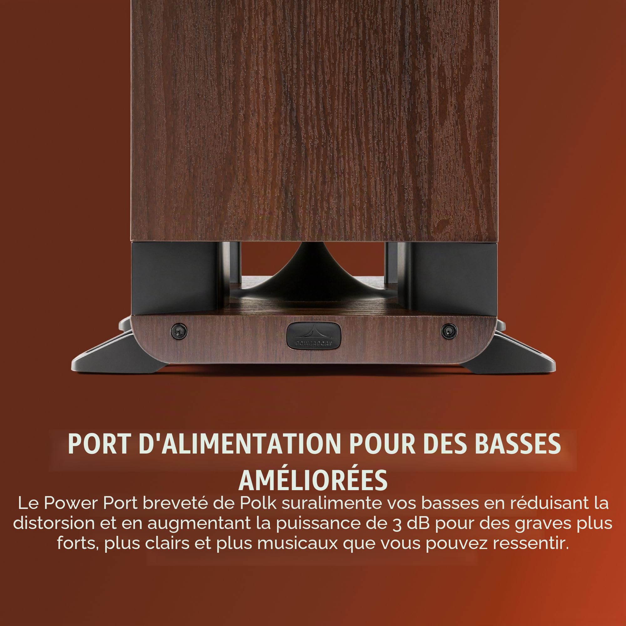 Polk Audio Signature Elite ES50 Enceinte Colonne Hi-Res, Compatible Dolby Atmos/DTS:X (Pièce) - Blanche