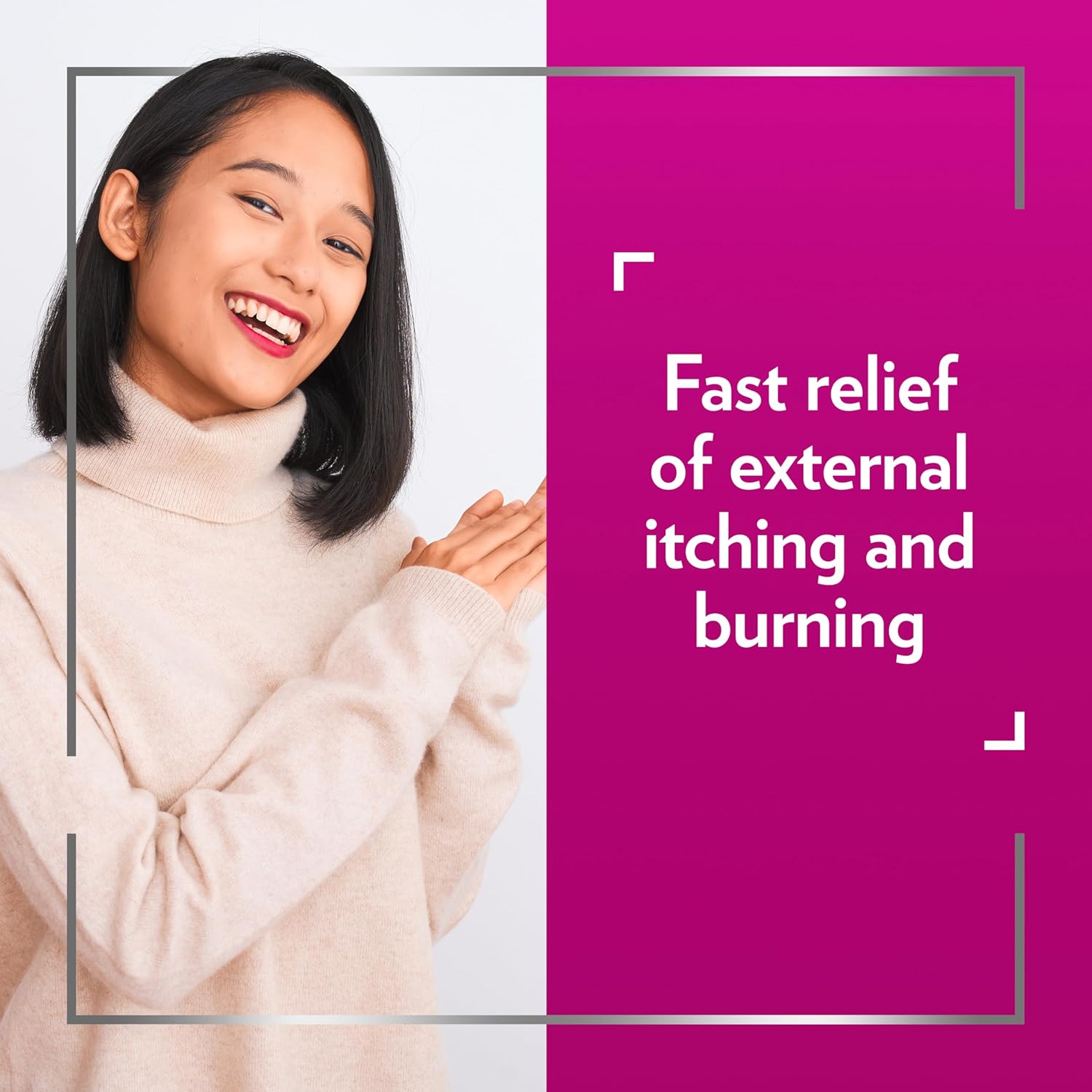 Canesten® Extra Strength External Antifungal Cream for Yeast Infection, Fast Relief from Itching and Burning, 15g - Image 4