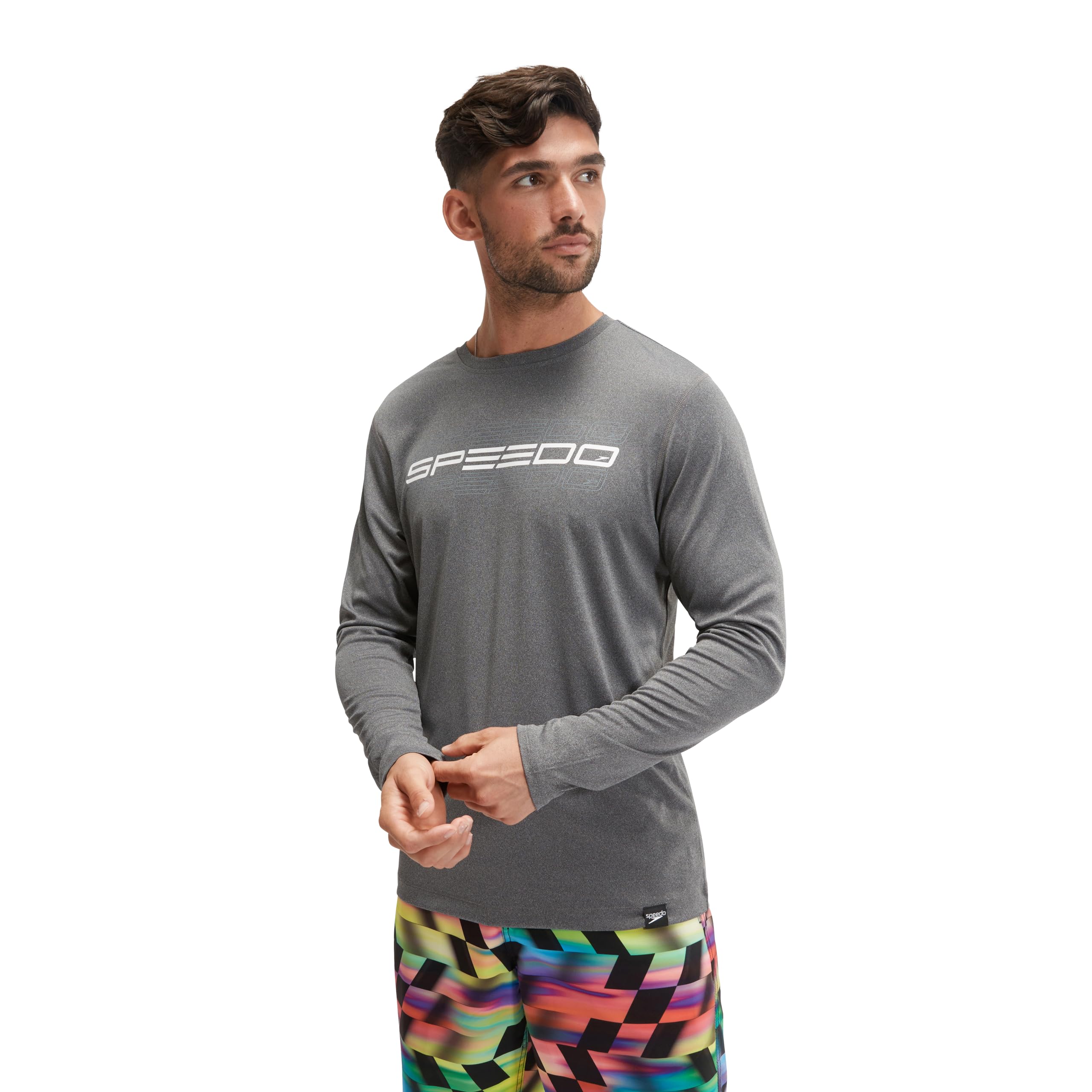 Camiseta rash guard Speedo para evitar rozaduras al nadar en el mar 8