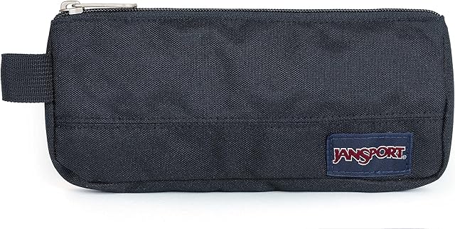 JanSport Basic Accessory Pouch, Small Pouch, 0.5 L, 9 x 21 x 2.5 cm, Navy