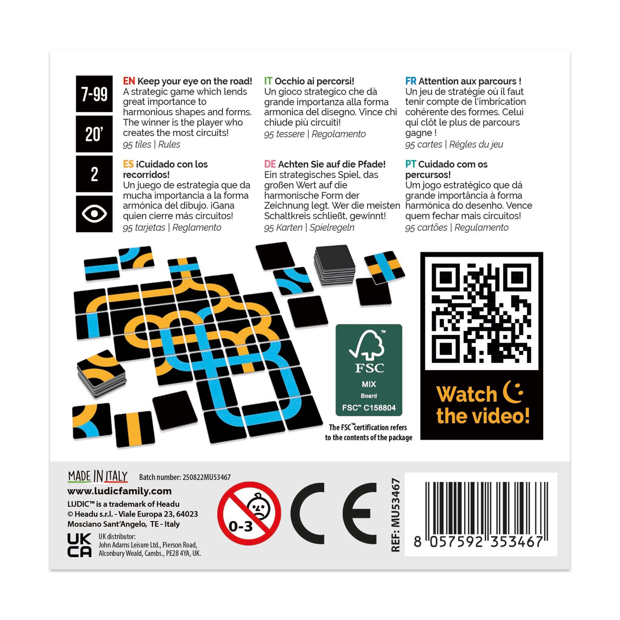 CROSS ROADS - Occhio ai percorsi! - Ludic - - Giocattoli di Qualità