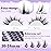 Goddvenus Manga Lash Cluster Kit Wispy Lashes Clusters Fluffy Eyelash Clusters Upturned Foxy Cluster Eyelash Extensions Kit D Curl Fairy Eyelash Extension Kit 10-16mm Individual Lashes Kit