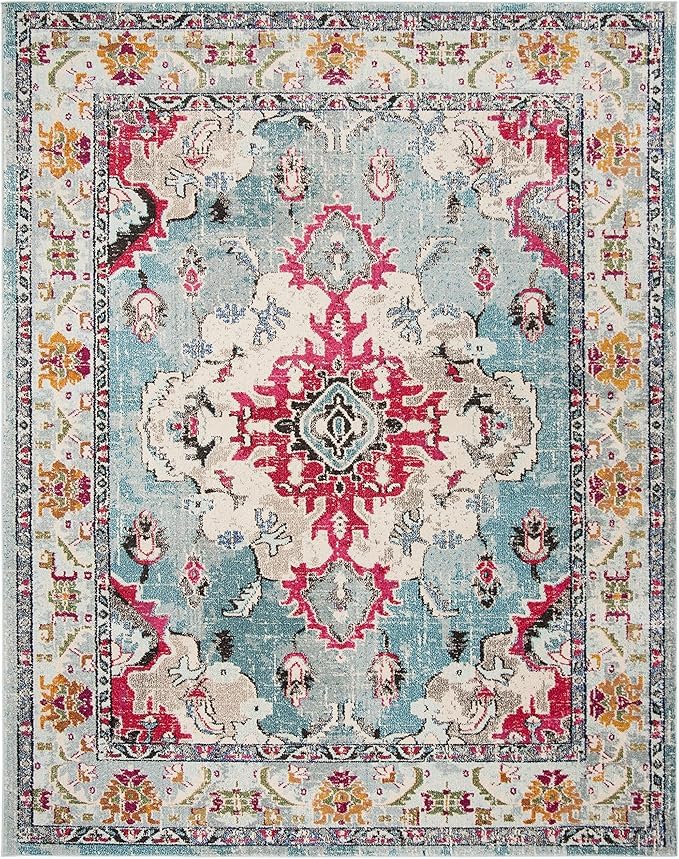 Tapis antidérapant bleu moderne pour éviter les glissades - 2