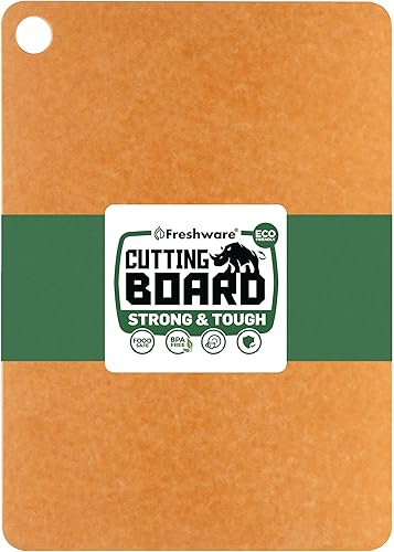 Miniatura 1 de Tabla de cortar para cocina, apta para lavavajillas, tabla de cortar de madera, fibra de madera de primera calidad, no porosa, reversible, grande,