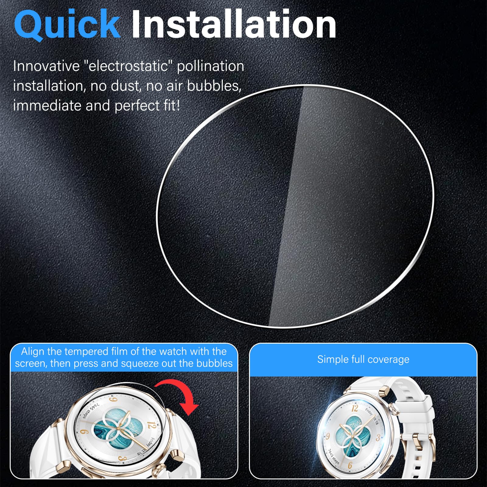 Protection D'écran Pour Garmin Forerunner 570 42mm [Pas Verre