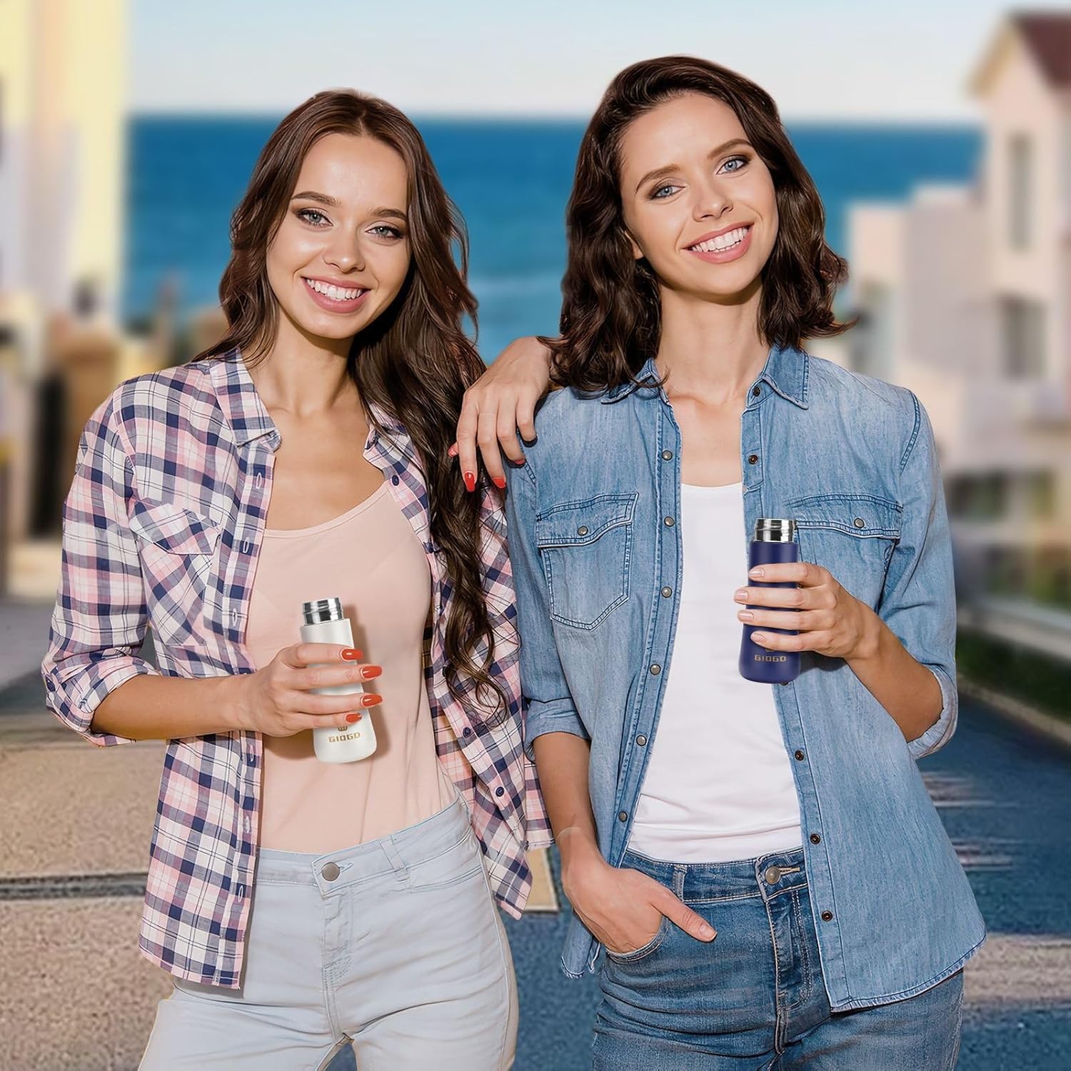 Small Thermo Bottle Slim Mini Vacuum Insulated Water Bottle 180ml/6.1oz Water Flask Stainless Steel Thermal Water Bottles Thermo for Hot and Cold Drinks Perfect for Purse or Kids Lunch Bag(White) - Image 7