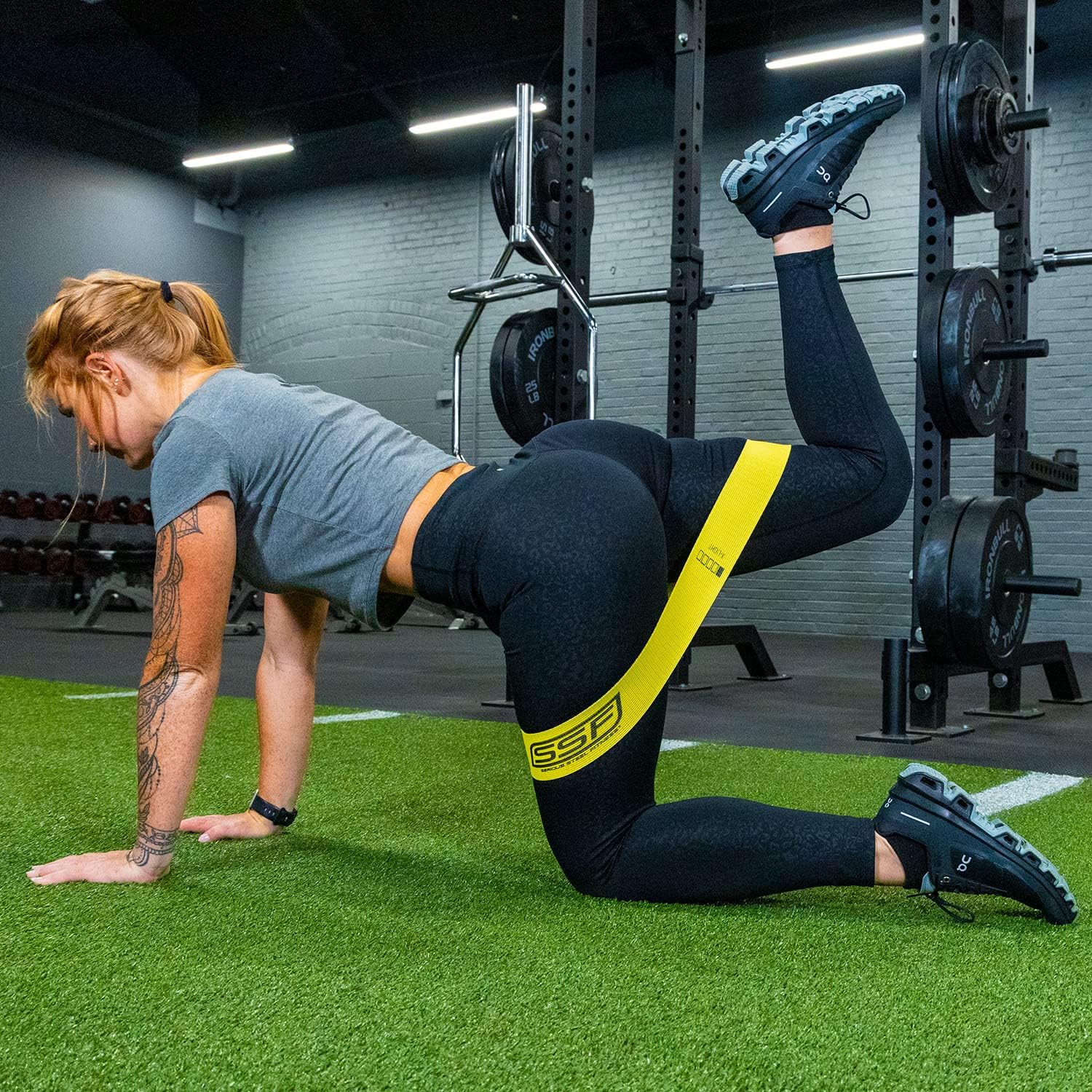 Serious Steel Fitness Fabric Mini Loop Non-Slip Resistance Band Set | Warm-Up, Physical Therapy, Glute Training, Speed and Agility Exercise Bands