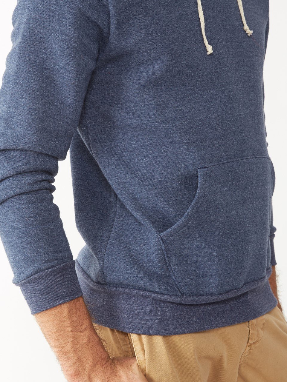 Alternative Cropped Pullover Hoodie Felpa con Cappuccio Uomo