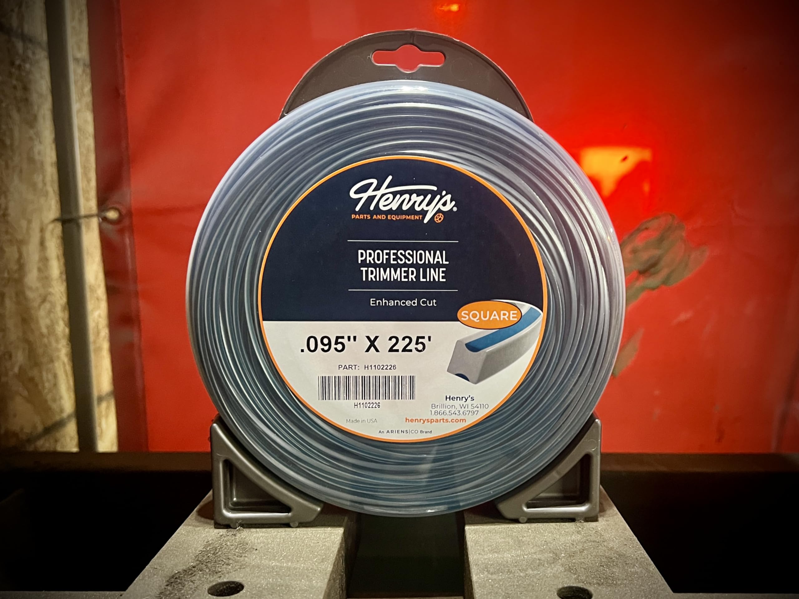 Amazon.com : Henry's String Trimmer LINE Square .095 in X 225 FT