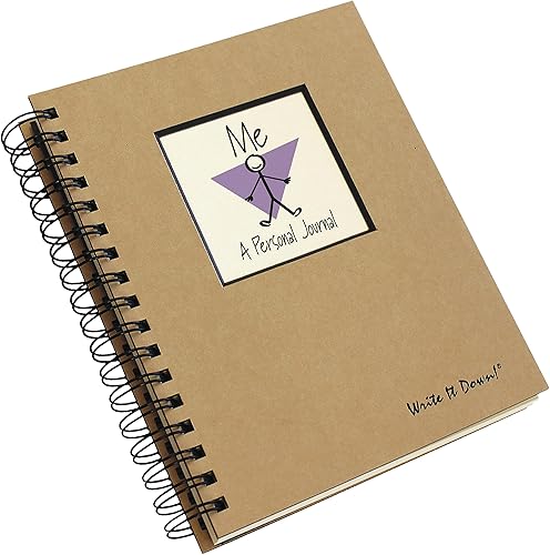 Miniatura 2 de Write it Down series by Journals Unlimited, Guided Journal, Me, A Personal Journal, tamaño completo 7.5 x 9 pulgadas, tapa dura de papel kraft