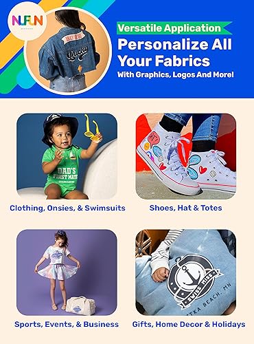 Miniatura 7 de NuFun Activities Papel de transferencia termoadhesivo imprimible por inyección de tinta 11 x 17 (25, telas oscuras)