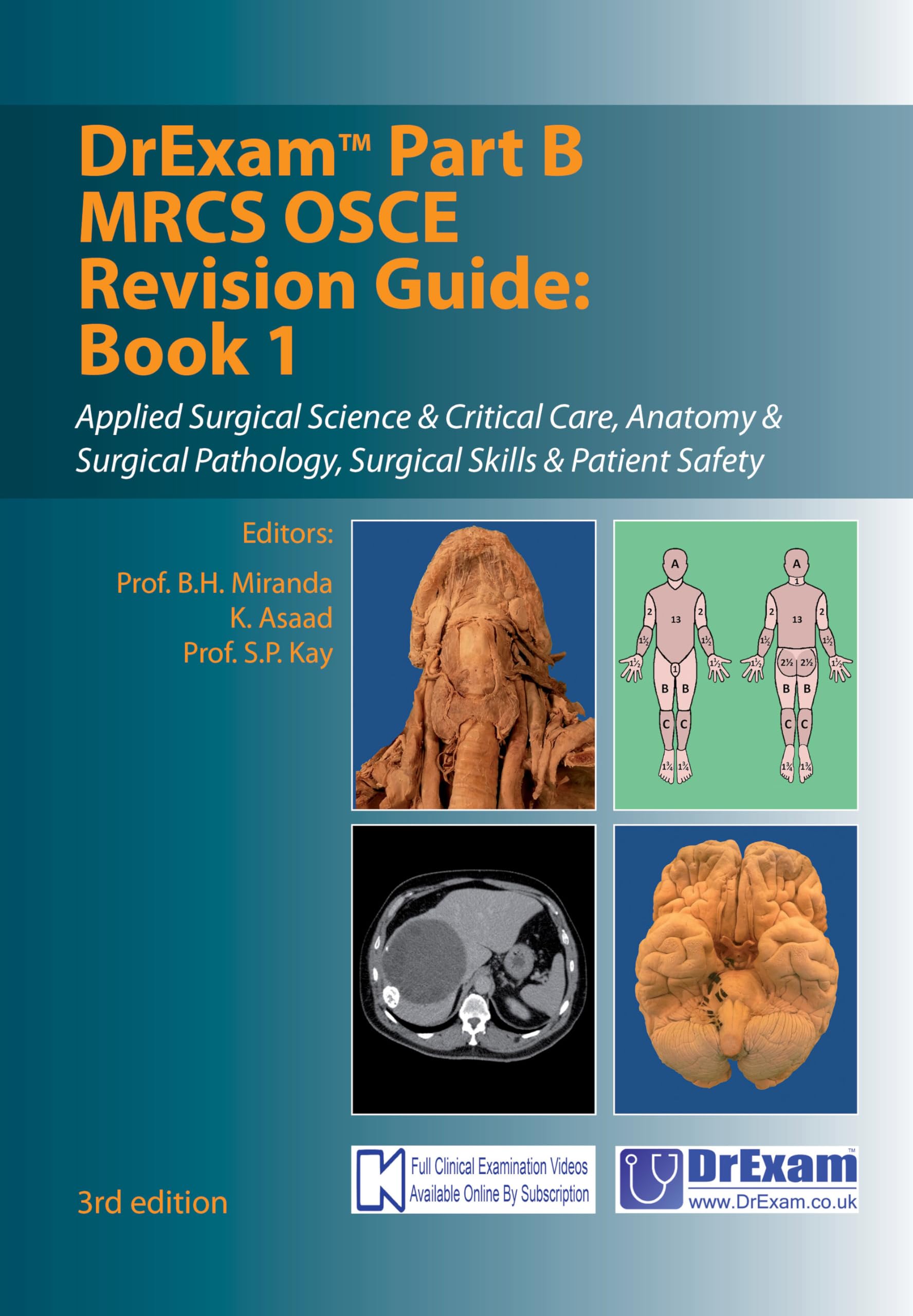 DrExam Part B MRCS OSCE Revision Guide Book 1 3rd edition (Paperback Book)