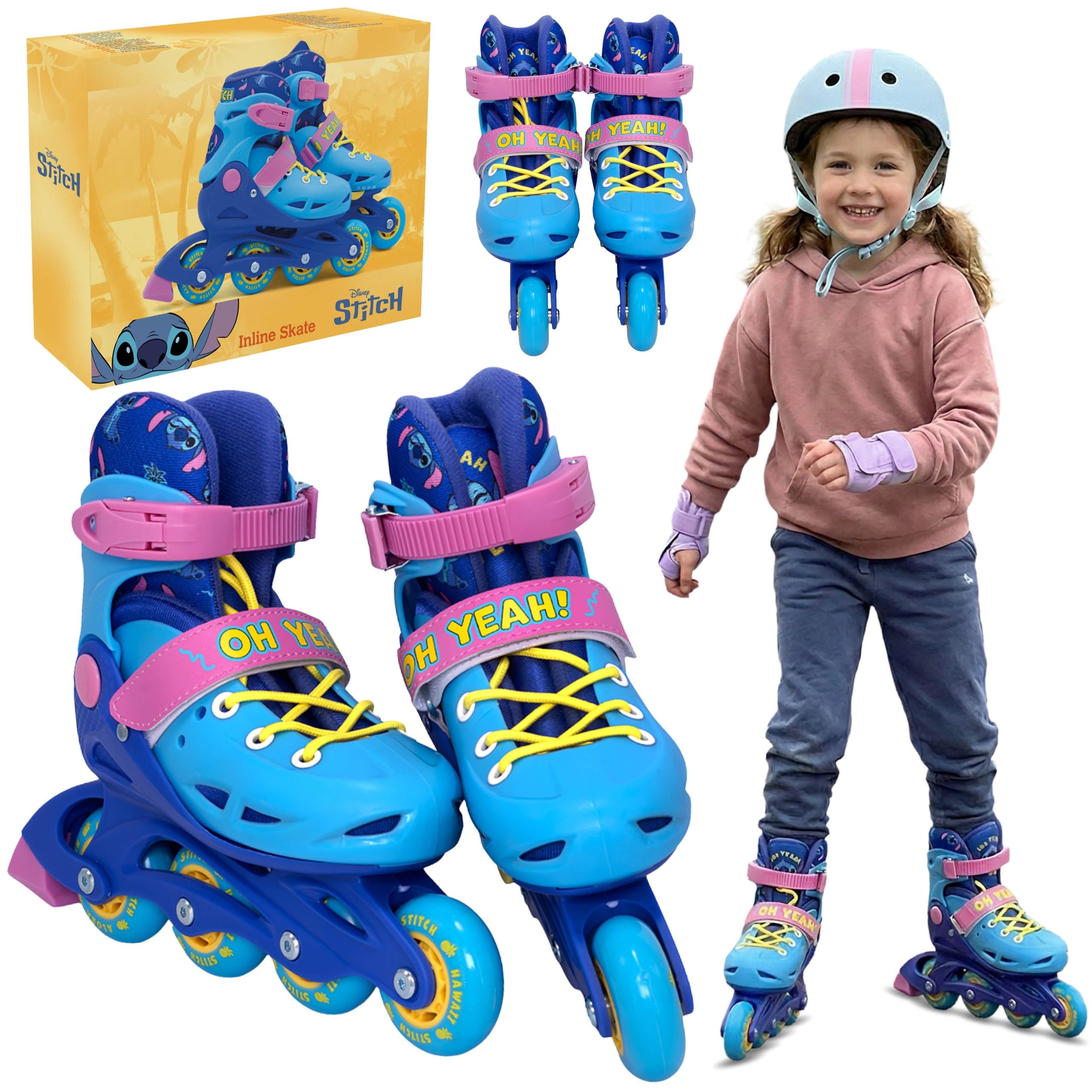 DISNEY Frozen – Pattini soft boot 3 in 1 per bambini, regolabili, LED – classici, da allenamento, a rotelle