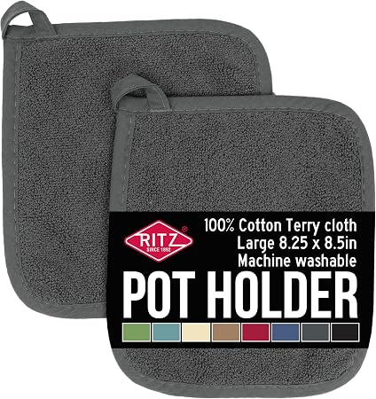 RITZ Terry Potholder & Hot Pad: Unparalleled Heat Resistant, Durable