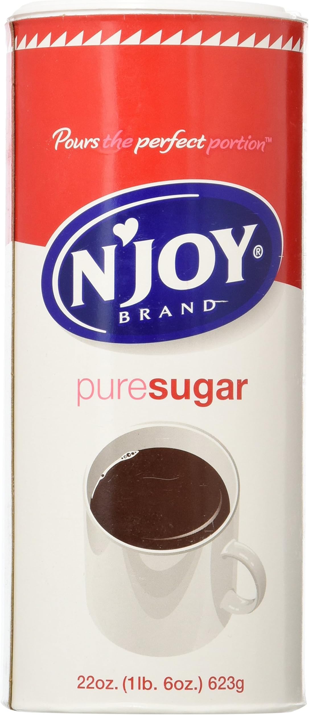 N'JOY Pure Cane Sugar Canisters, 8 Count
