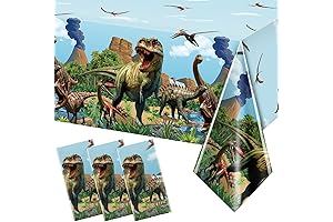 Tiamon Dinosaur Tablecloth: Perfect for Endless Dinosaur-Themed Celebrations