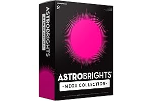 Astrobrights Mega Collection, 8.5" x 11" Cardstock, Pink, 320 Sheets