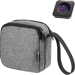 Travel Case Replacement for NETGEAR Nighthawk M5 5G Mobile Hotspot with WiFi 6 (MR5200, MR5100)/ M6 (MR6110)/ M6 Pro (MR6500)/ Mobile Hotspot 4G LTE Router MR1100 Storage Bag - Case Only