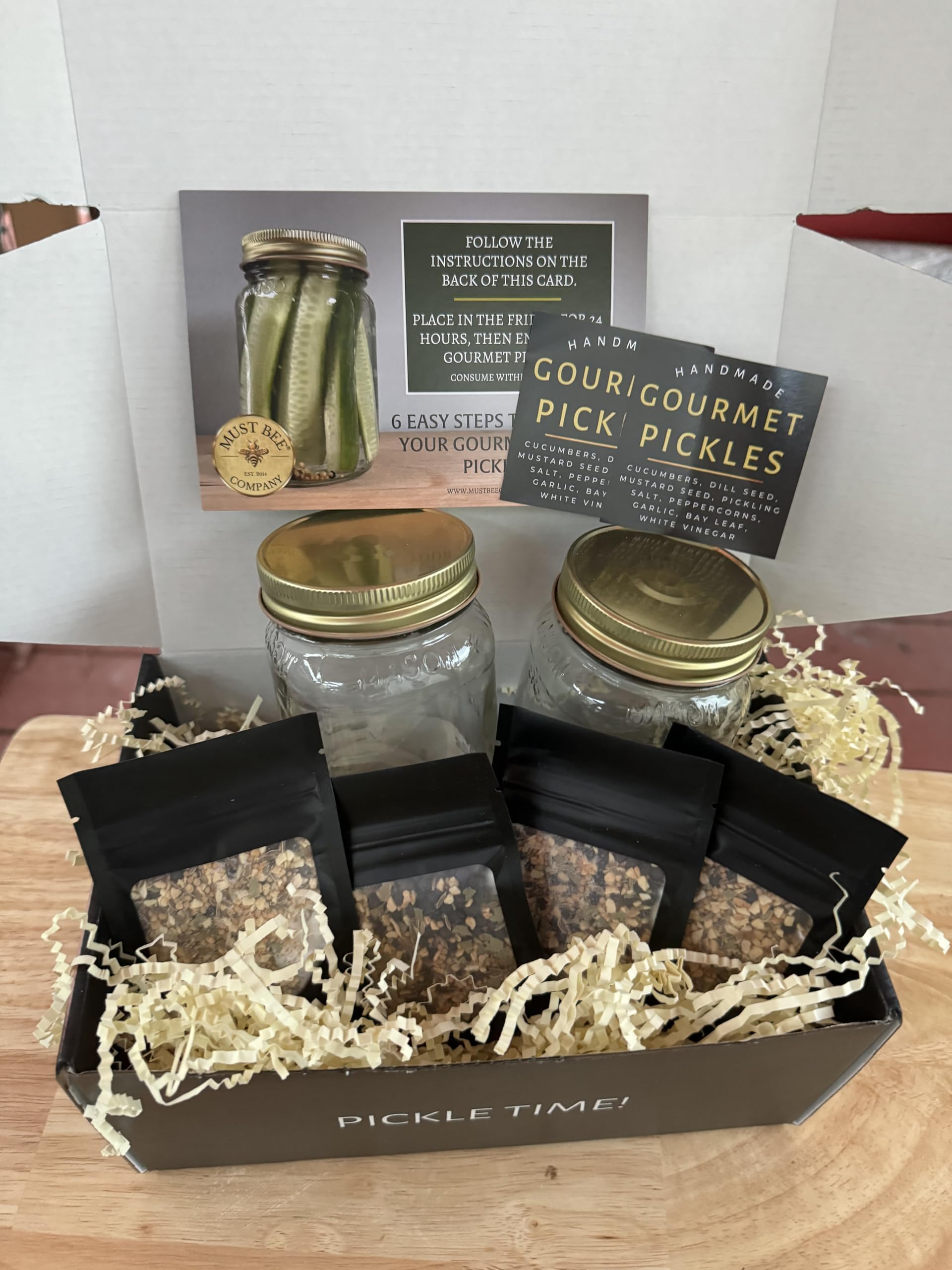 THE GOURMET PICKLE KIT by MUST BEE MAKE YOUR OWN PICKLES! Grocery & Gourmet Food
