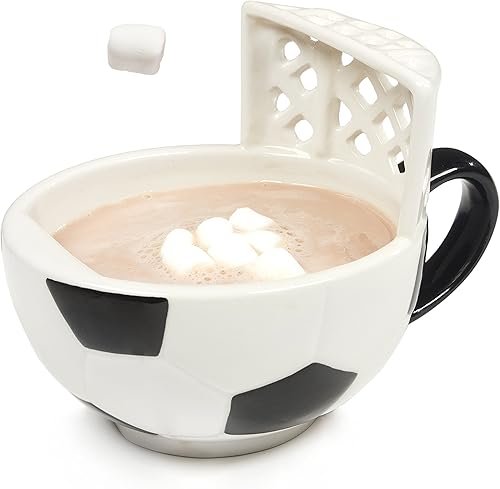 Miniatura 4 de MAX'IS Creations The Soccer Mug with a Goal, Sports Soccer Gifts for Kids Boys 8-12 12-14 Girls Coach Gift Men Mom Funny Coffee Mug Ball Cereal