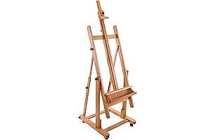 U.S. Art Supply Malibu Deluxe Standing Art Easel