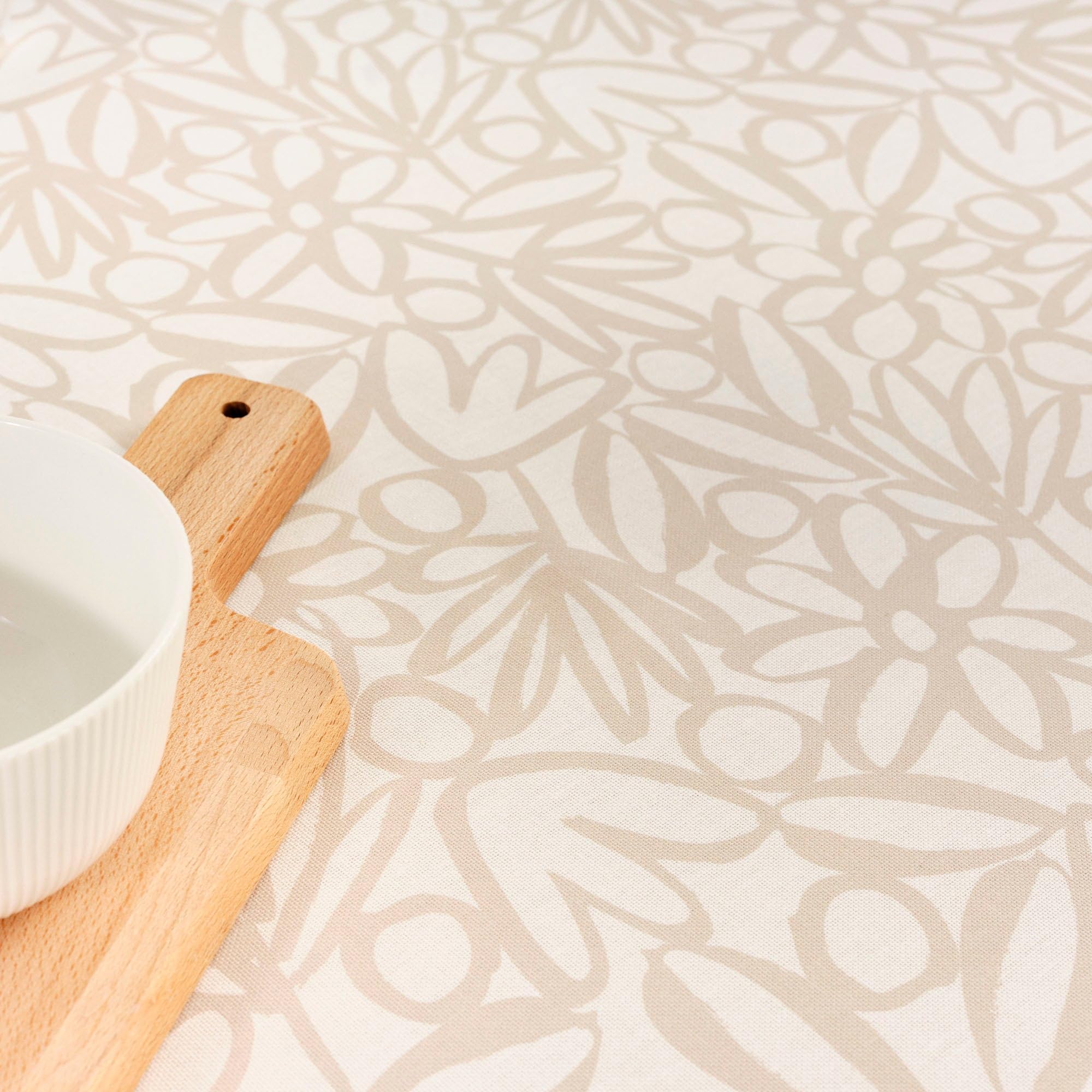 BELUM - Nappe 300 x 140 cm Anti-Taches 100% Coton résiné Modèle 0120-240 - Nappe Non cirée au Toucher Coton, Nappe imperméable, Nappe Anti-Taches, répulsif Liquide