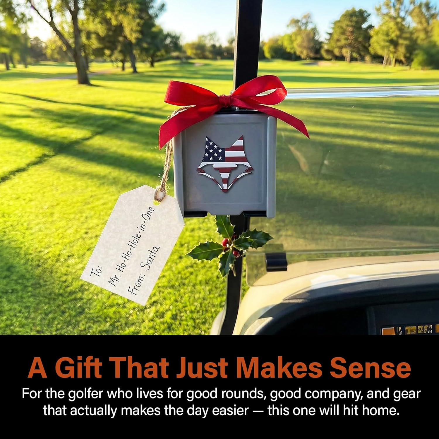 DESERT FOX GOLF Phone Caddy – Adjustable Golf Cart Phone Holder with Secure Strap for Hands-Free GPS & Golf Apps – Universal Fit - Image 5