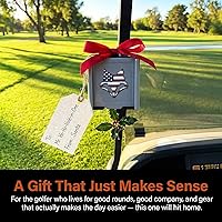 Vista 5 de DESERT FOX GOLF Phone Caddy – Adjustable Golf Cart Phone Holder with Secure Strap for Hands-Free GPS & Golf Apps – Universal Fit