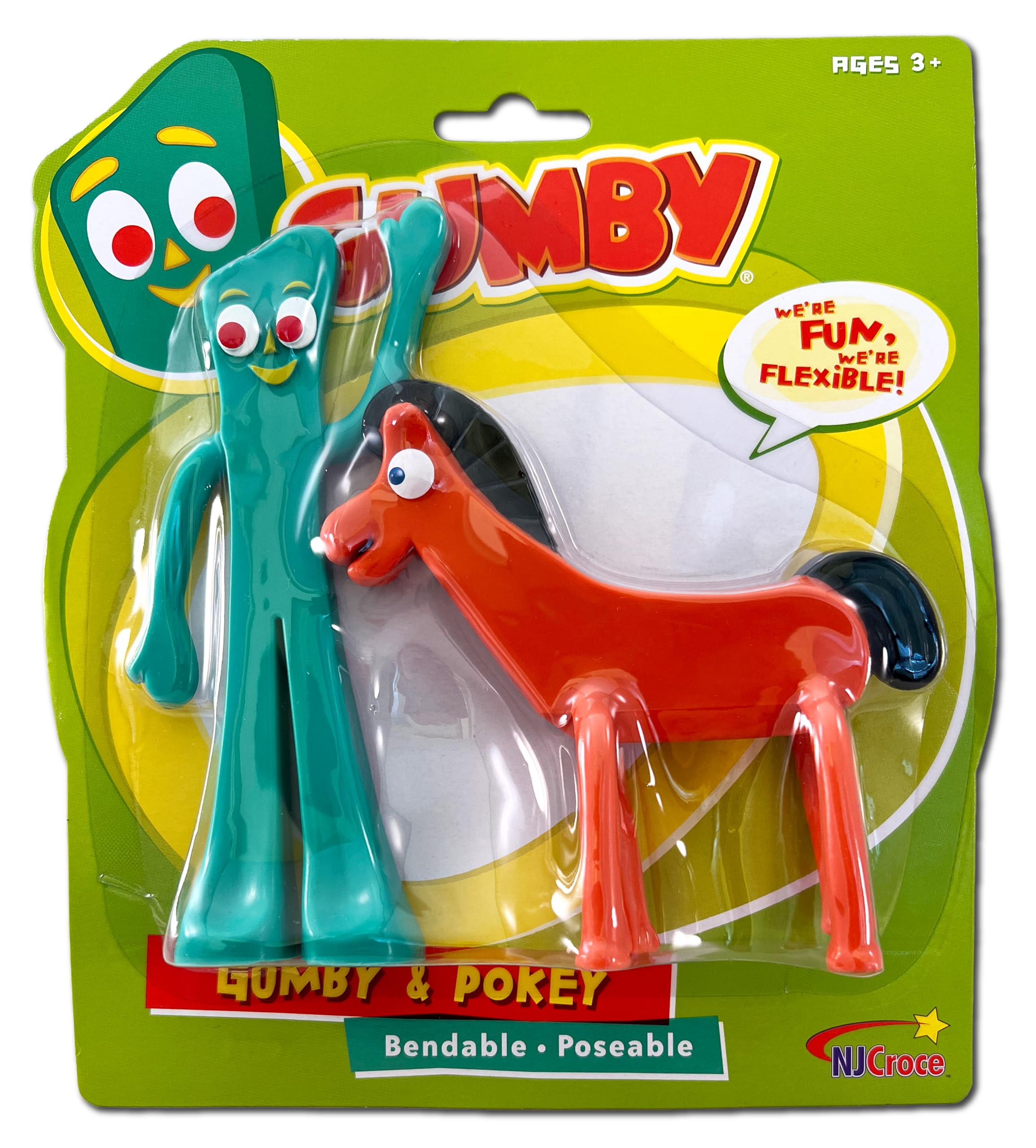 Gumbyとポーキー6体セット Gumby and Pokey 6