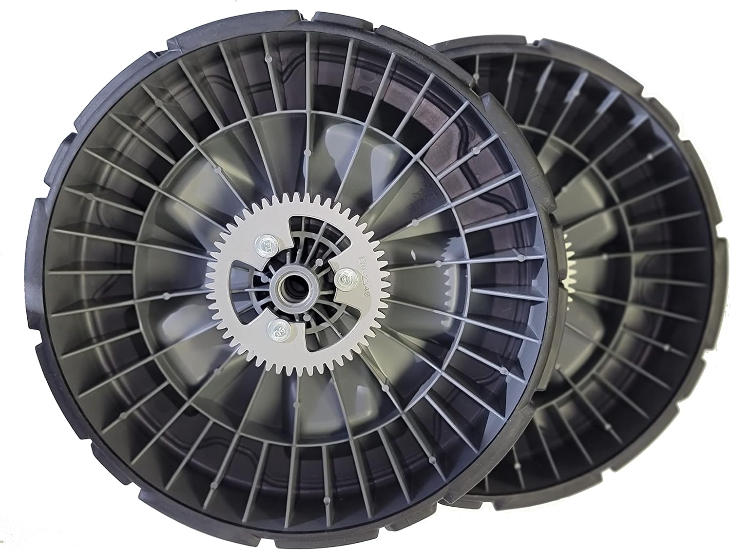 Genuine OEM Toro 2-Pack 140-2350 1402350 Rear Drive Wheels for 22in Recycler Lawn Mower 21462 21464 21465 21466 21466T 21468 21472 21771 21772 21773 21774 21864 (2)