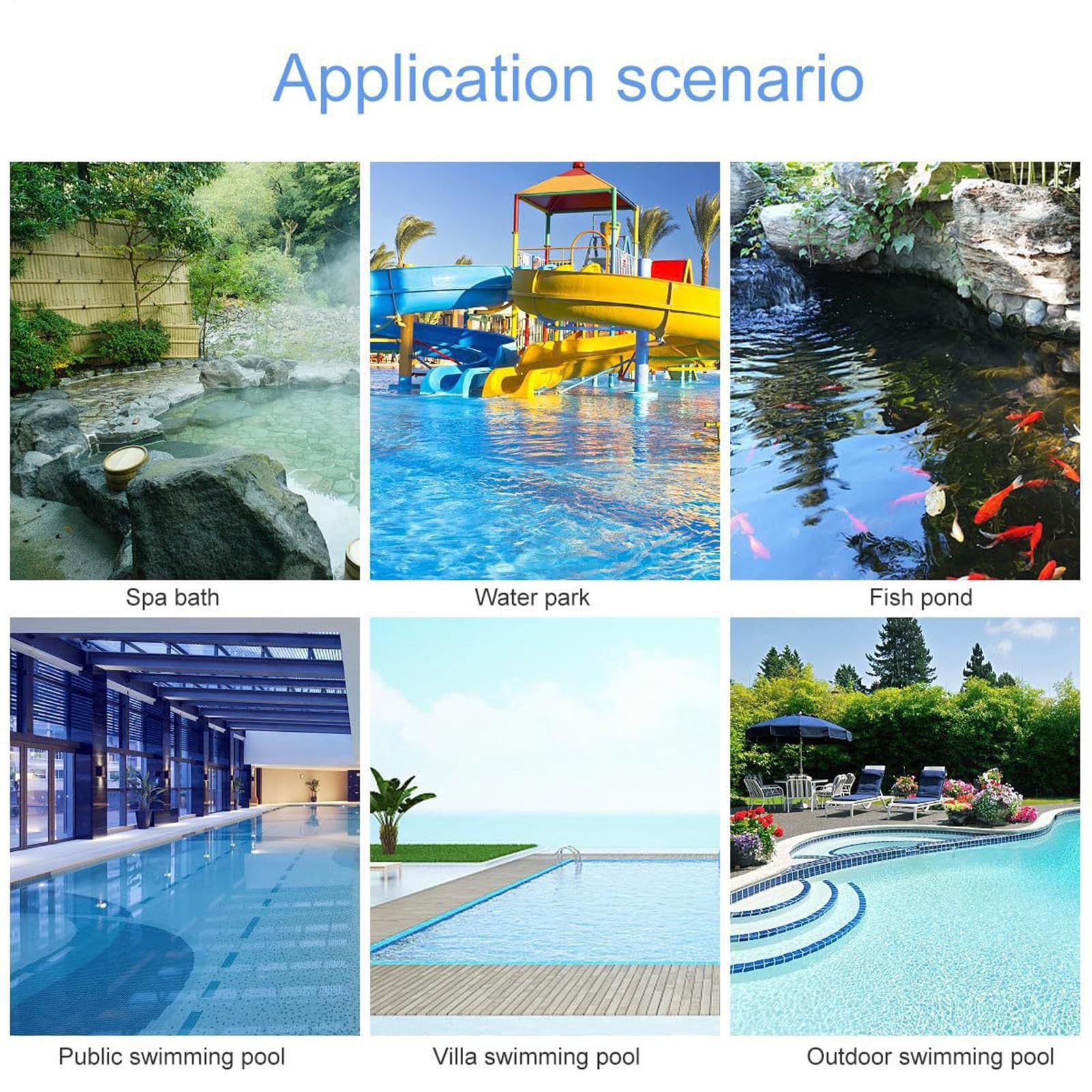 Cabezal de vacío, herramienta de mantenimiento de aguas termales, función de limpieza flexible, detalle de material ABS resistente, cabezal de vacío con ruedas, accesorio de piscina para limpieza del