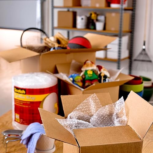 Miniatura 7 de Scotch Cinta de fleje de envío de fuerza reforzada 50-3M con dispensador, transparente, 1.88" x 360 pulgadas, 1 dispensadorpaquete (paquete de 2)