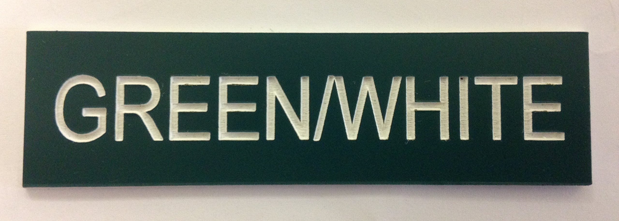 PERSONALISED ENGRAVED DOLLS HOUSE STREET NAME SIGN (GREEN) โ image 1