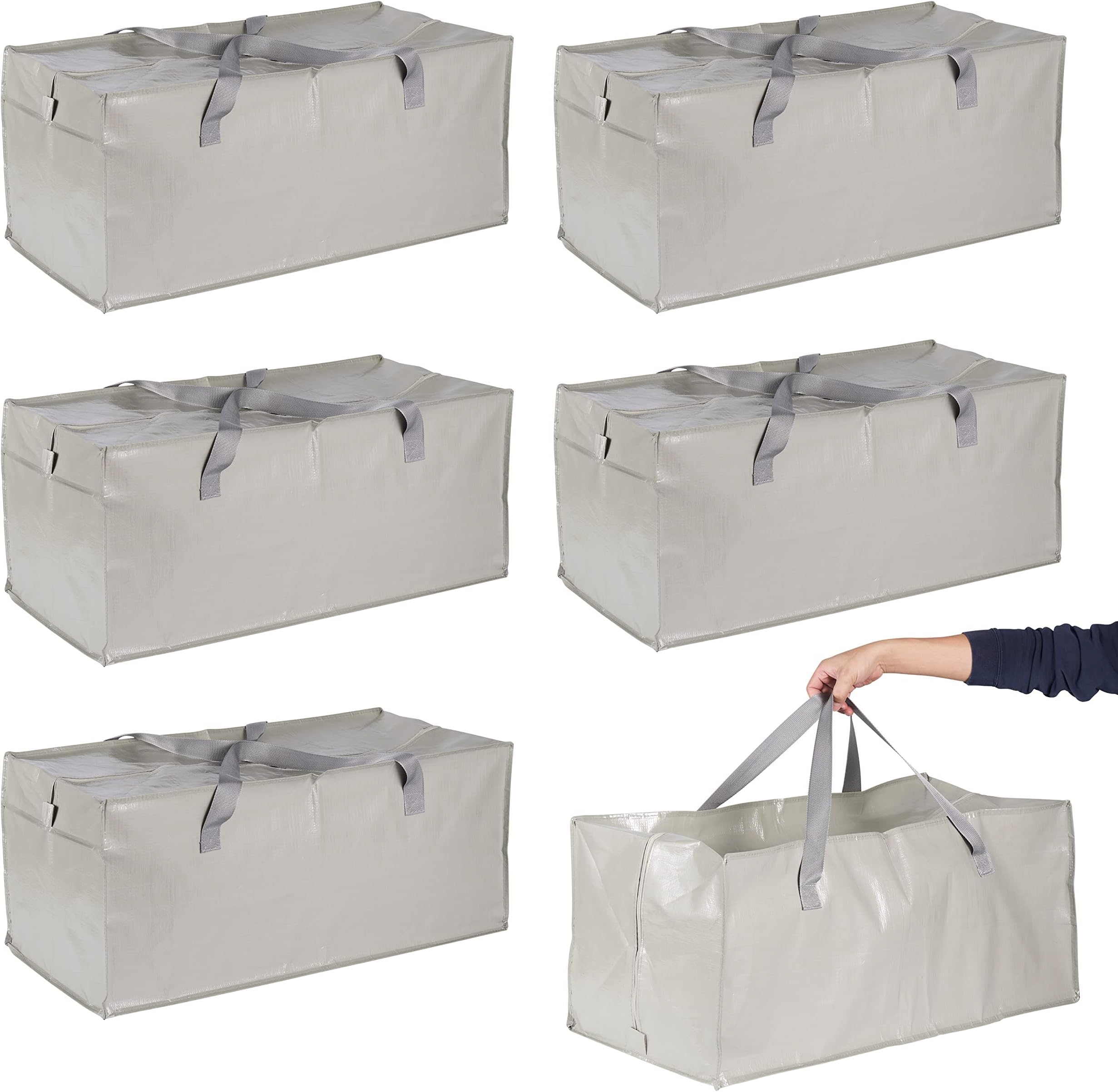 Lot De 2 Bacs De Rangement Pliables Avec Poignées Avec Motif