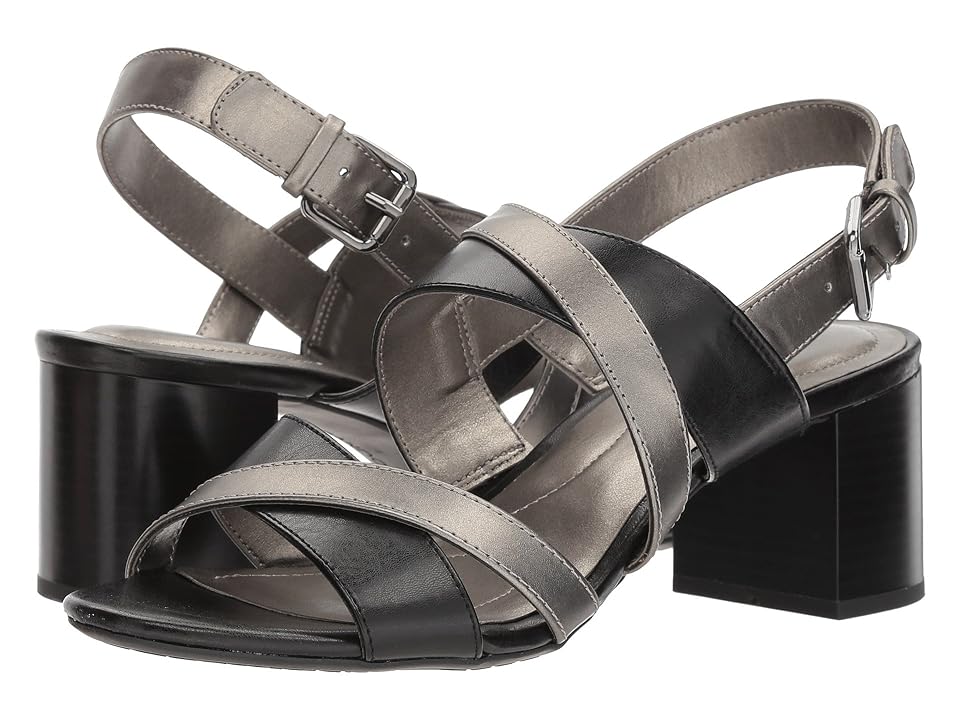 

Bandolino Stepa (Black/Gunmetal Oscar Light) Women's Shoes, Mahogany