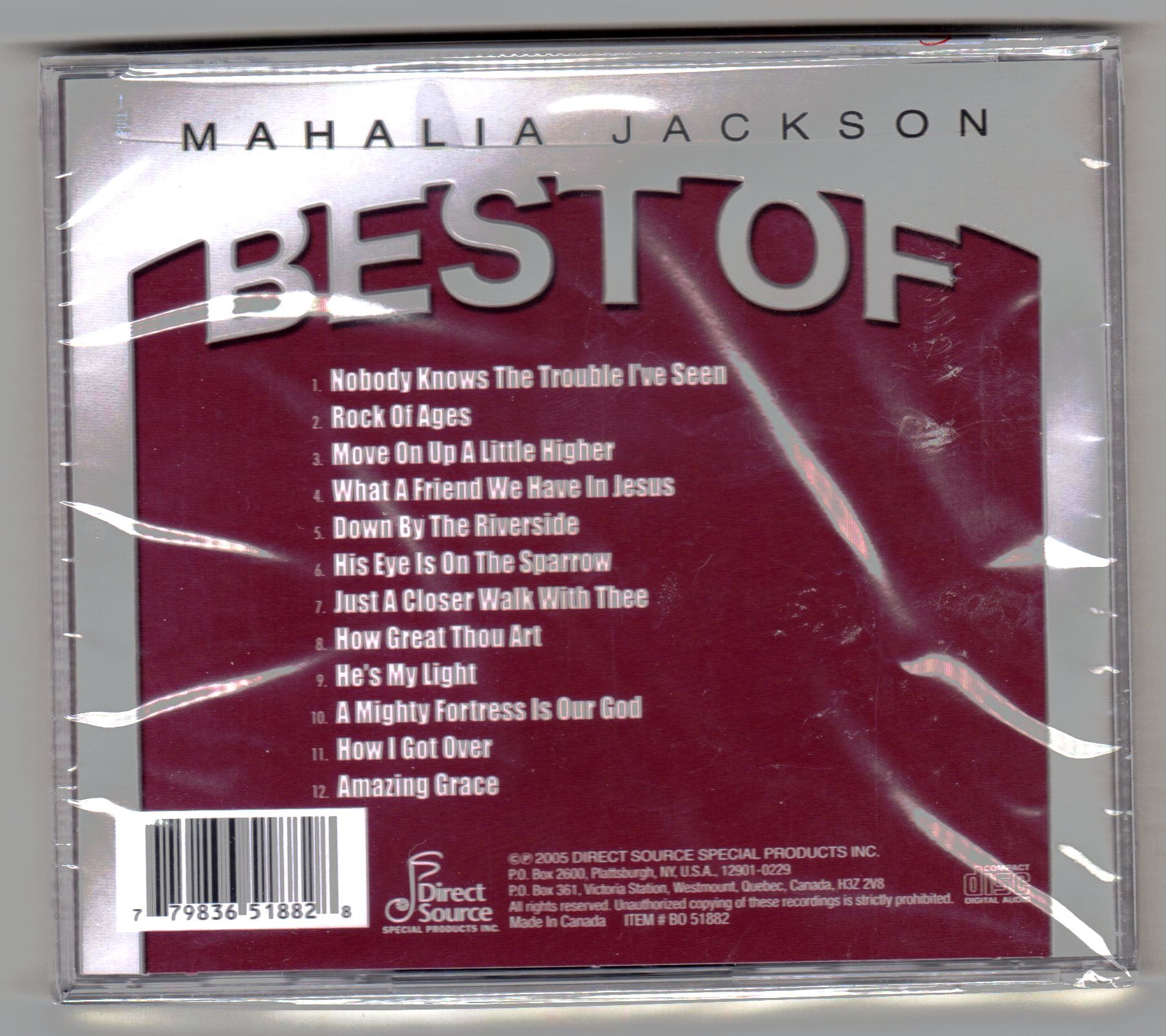 Best of [Audio CD] Jackson, Mahalia
