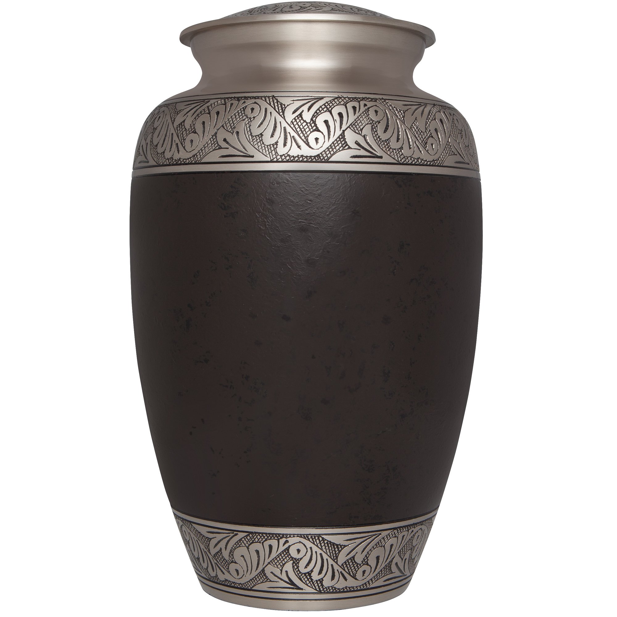 Buy Brown Funeral Urn by Liliane Memorials Cremation Urn for Human
