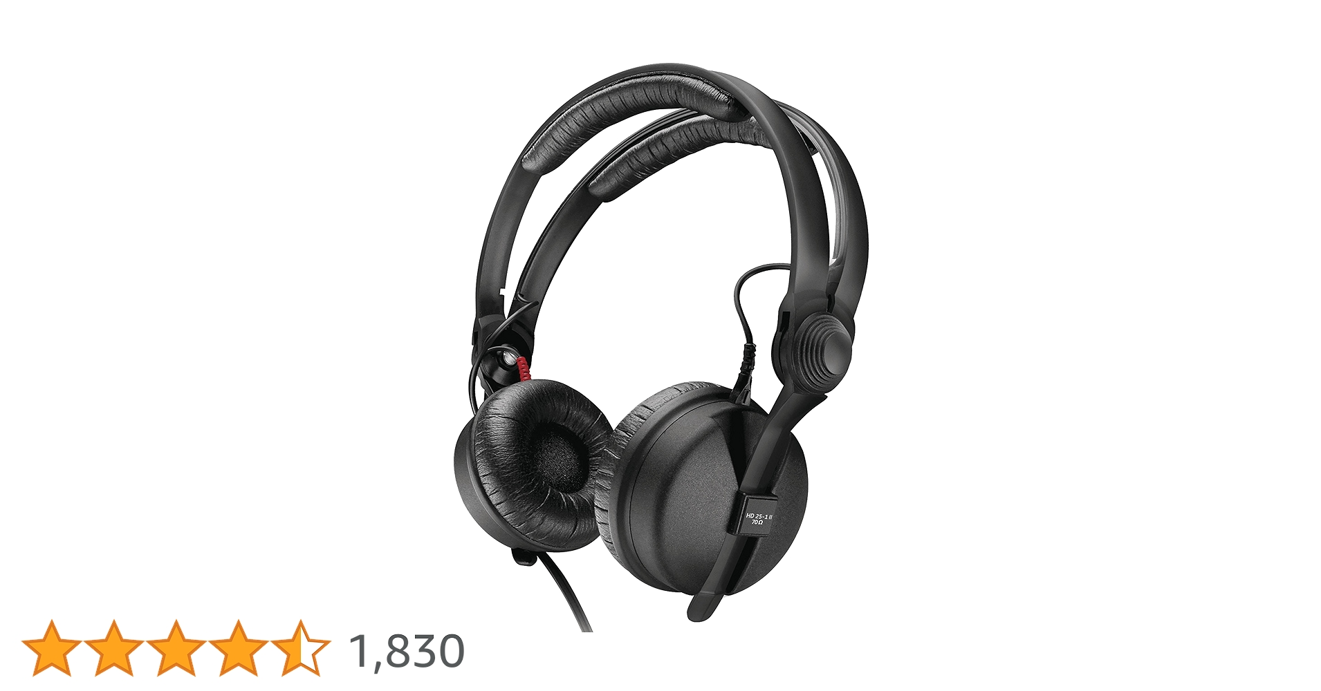 Sennheiser HD 25 Basic Edition, Closed Headphone for ENG/DJ