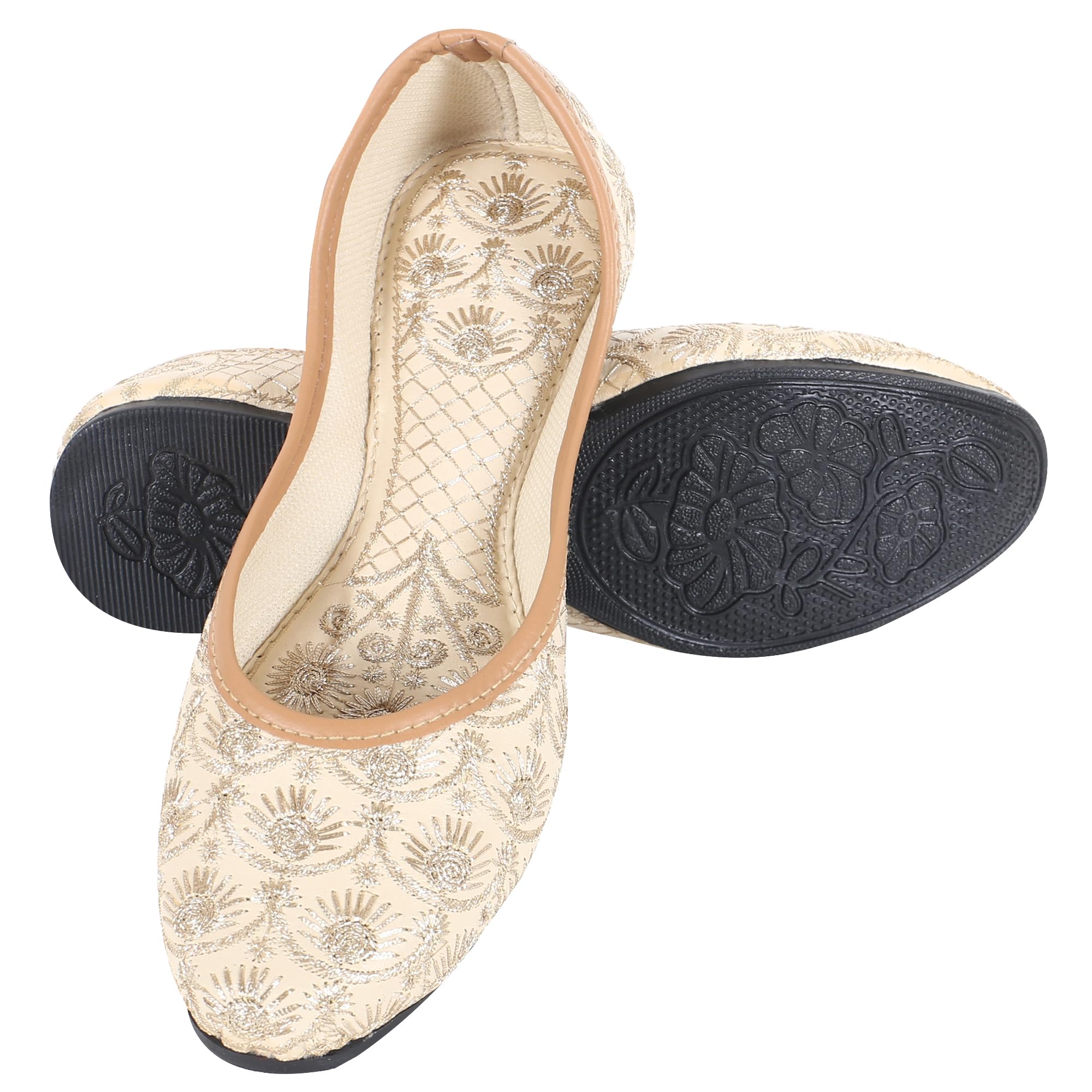 Women’s Embroidered Punjabi Mojaris Jutti Juti's Shoe