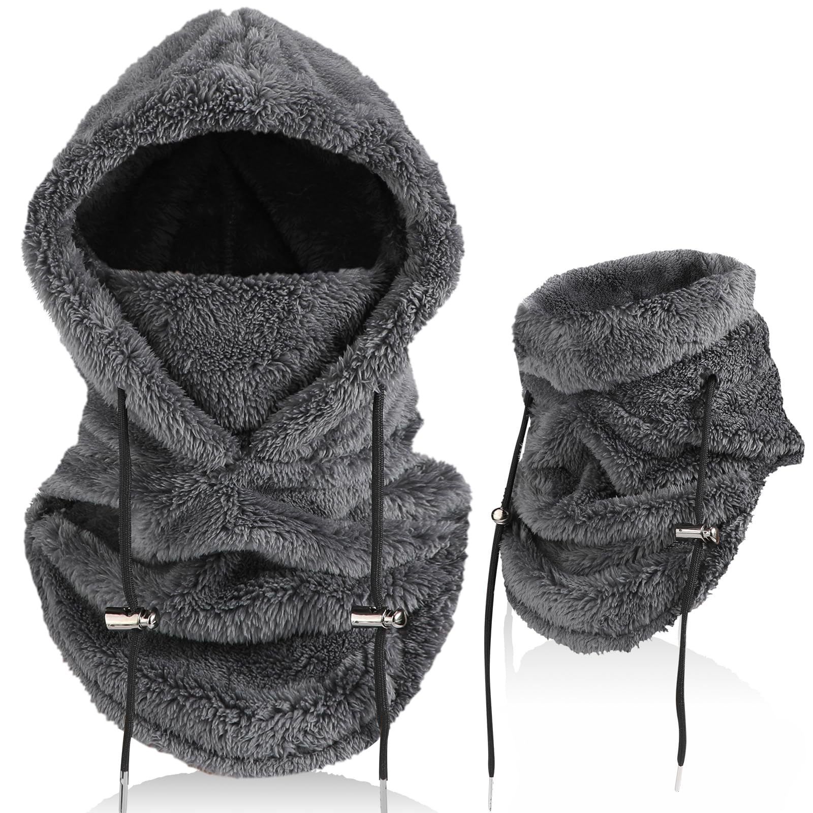 Pasamontañas Térmicos de Invierno, Multifuncional Prueba de Viento Cálido Máscara De Esquí, Mascarilla Moto Térmica Forro Polar, Gorro Cálido Invierno para Mujeres Hombres Deportes Aire Libre