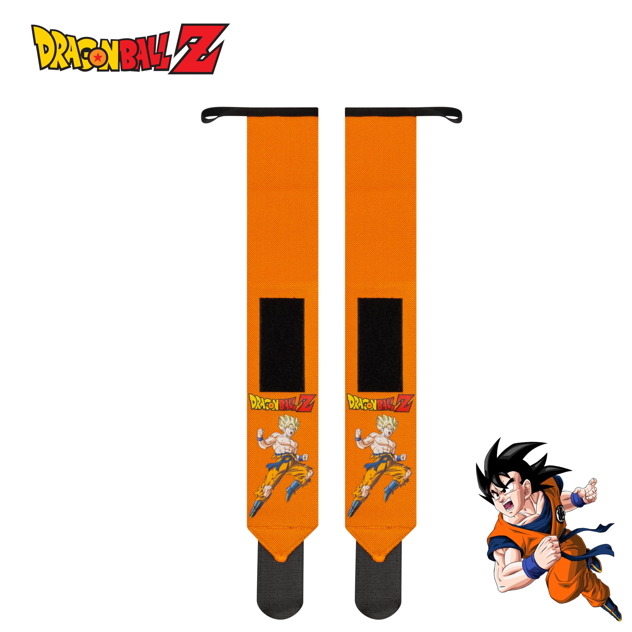 GRAVITY FITNESS Dragon Ball Z Lifting Straps for Gym - Official Wrist Wraps Weightlifting, Wrist Straps Weightlifting, Gym Accessories, Wrist Weights for Women, Goku Anime Gym Wrist Support