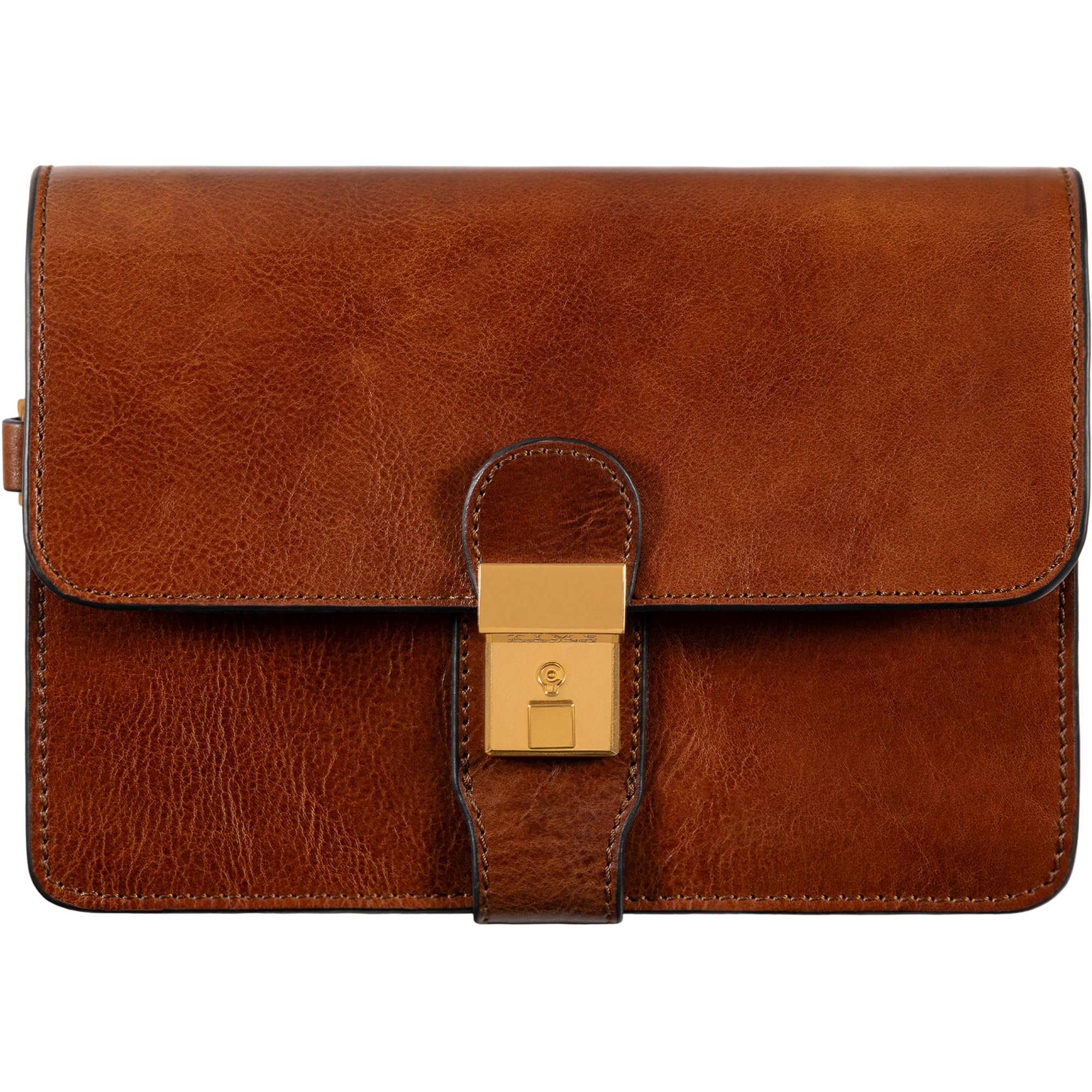 Time Resistance Leder-Clutch für Herren – Organizer-Tasche für Herren – Handgelenktasche – Aktentasche, handgefertigt in Italien – Handtasche für Herren