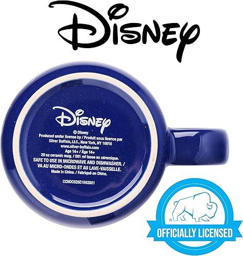 Miniatura 72 de Silver Buffalo Casper The Friendly Ghost - Taza de cerámica, 20 onzas Casper El fantasma amistoso,Beetlejuice rayas verdes y negras,Beetlejuice aquí