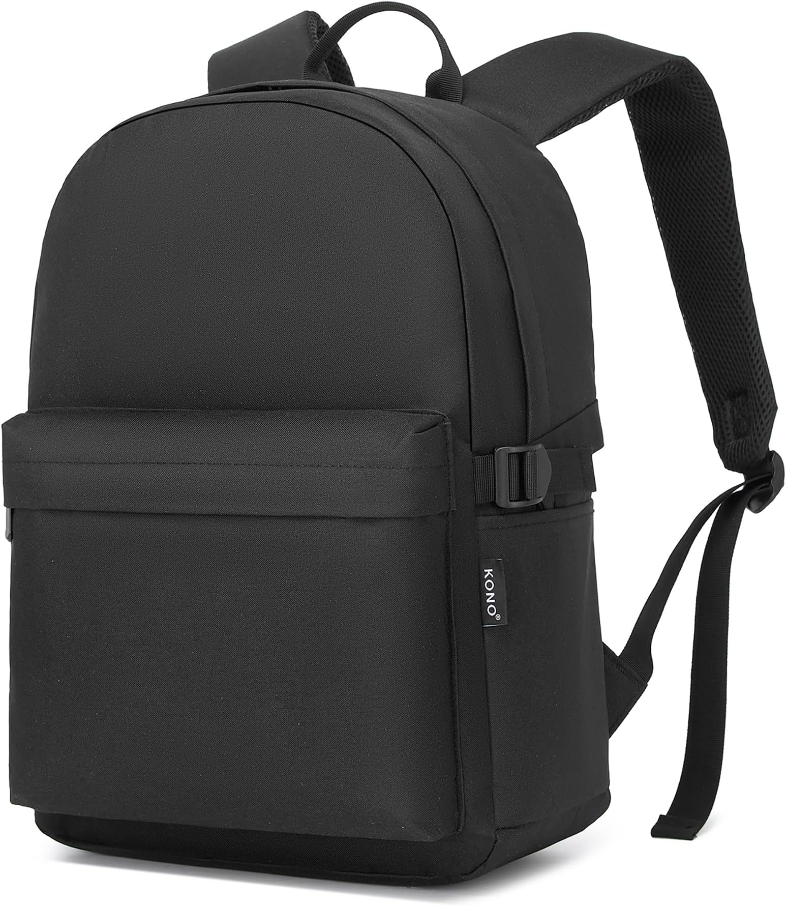 School Bag for Boys Girls Teenager Black Backpack Lightweight Rucksack
