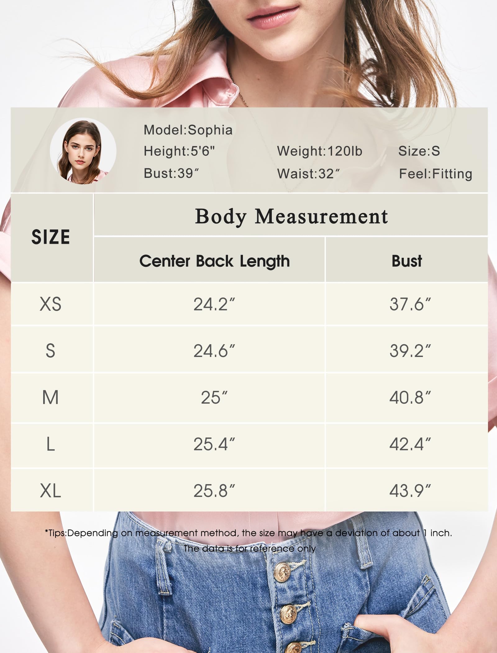 Seidenbluse für Frauen Button Down Hemden: Elegantes Kurzarmhemd für Damen 100% Reine Seide lässig Sommeroberteile Luxusblusen